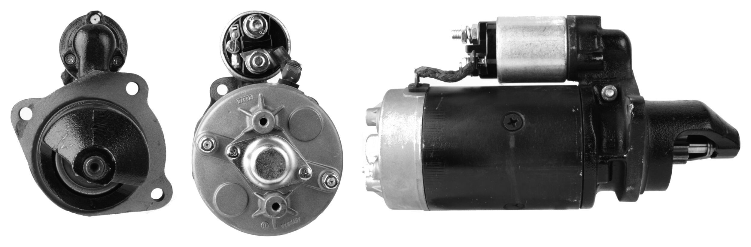LUCAS LRS00818 Starter motor 24V, 4kW, Number of Teeth: 9, M10, Pin 
