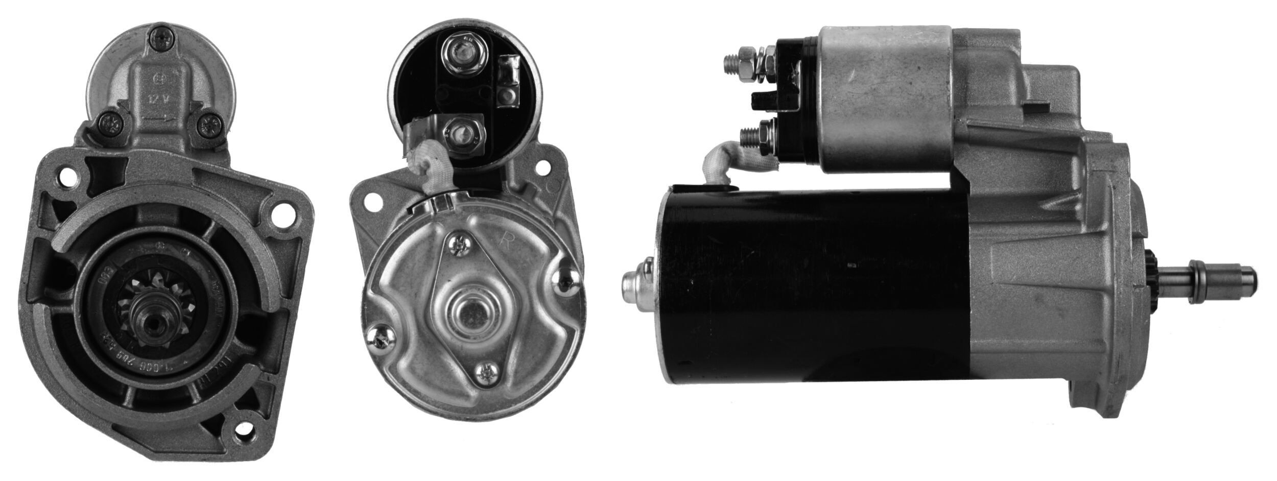 LUCAS LRS00913 Starter motor 12V, 1,4kW, Number of Teeth: 9, Plug, M8, Ø 82,5 mm