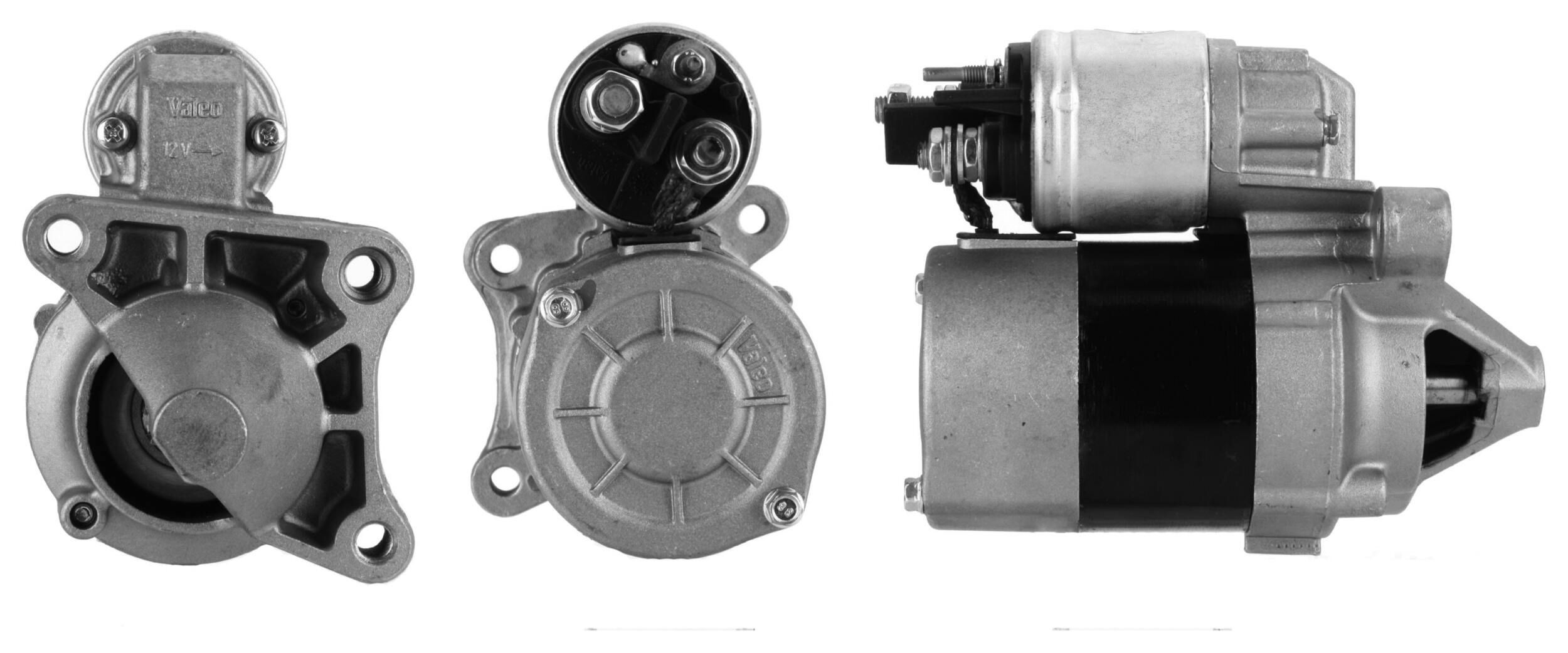 LUCAS LRS02483 Starter motor 12V, 0,9kW, Number of Teeth: 8, M8, Ø 65 mm