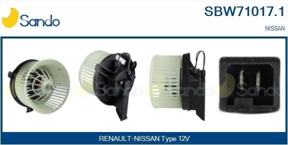 Interieurventilatie SBW71017.1 van SANDO voor NISSAN: bestel online
