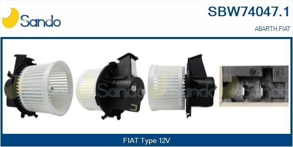 SANDO SBW74047.1 Heater blower motor 77365525