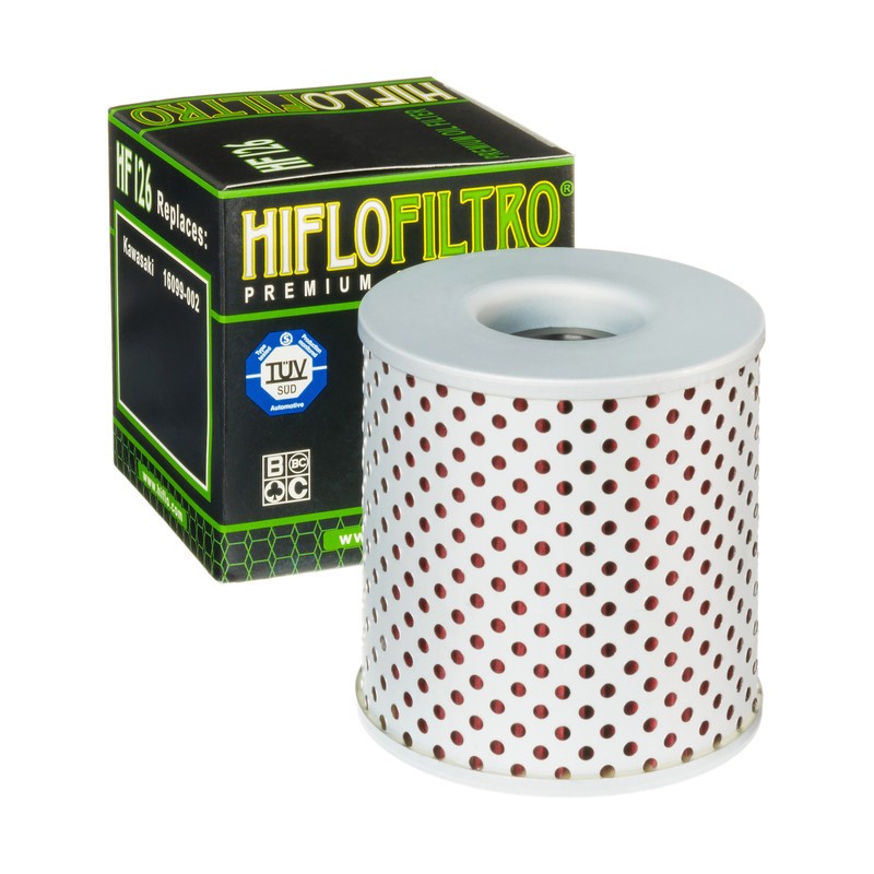 Motorrad HifloFiltro Ø: 80mm, Höhe: 83mm Ölfilter HF126 günstig kaufen