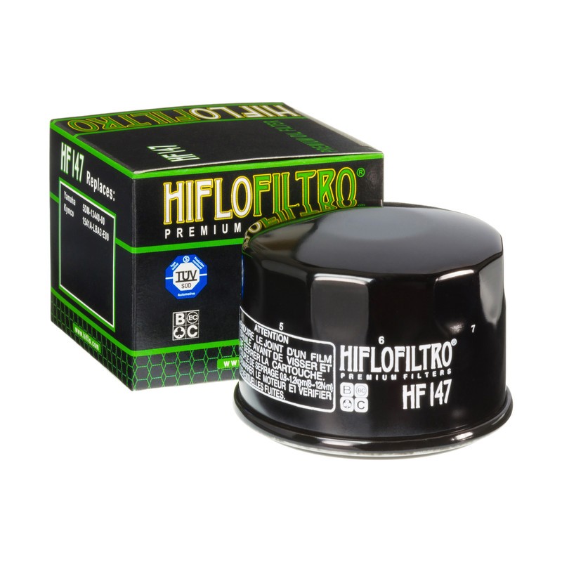 Motorrad HifloFiltro Anschraubfilter Höhe: 50,0mm Ölfilter HF147 günstig kaufen