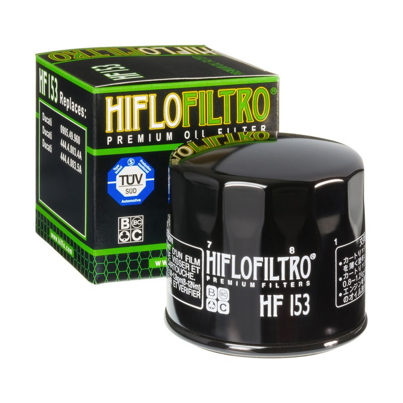 Filtro de aceite DUCATI 916 Biposto 916ccm 1994 Filtro enroscable HifloFiltro HF153