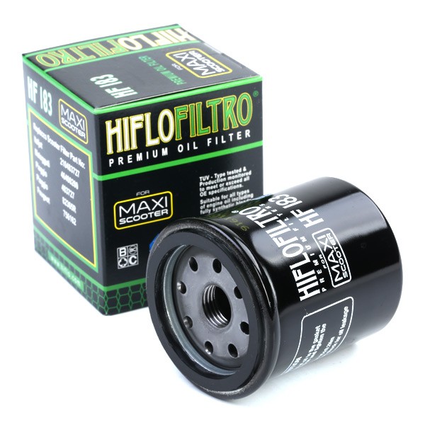 Comprar moto HifloFiltro Filtro enroscable Ø: 52mm, Altura: 65mm Filtro de aceite HF183 a buen precio