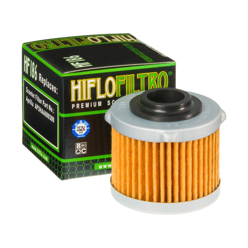 APRILIA SCARABEO Ölfilter Filtereinsatz HifloFiltro HF186