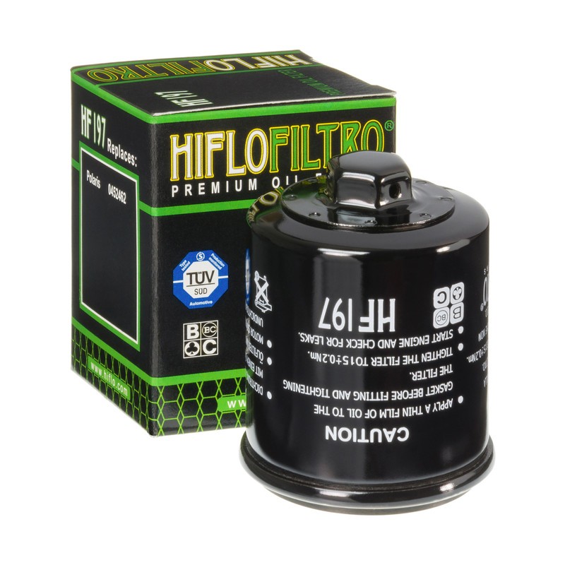 Comprar moto HifloFiltro Filtro enroscable Ø: 52mm, Altura: 70mm Filtro de aceite HF197 a buen precio