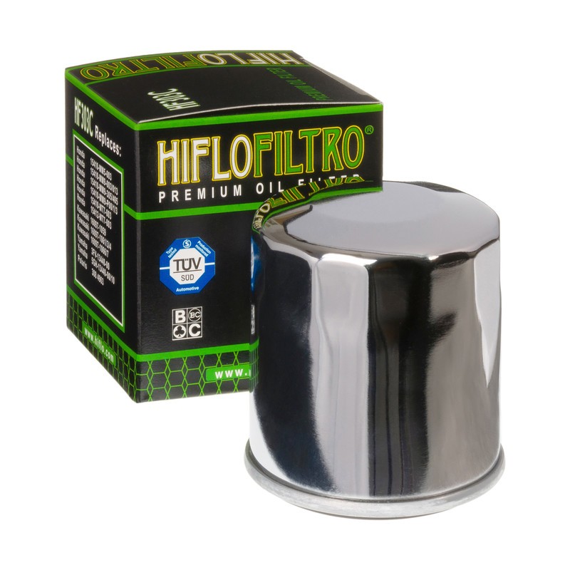 Motorrad HifloFiltro Anschraubfilter Ø: 65mm, Höhe: 73mm Ölfilter HF303C günstig kaufen