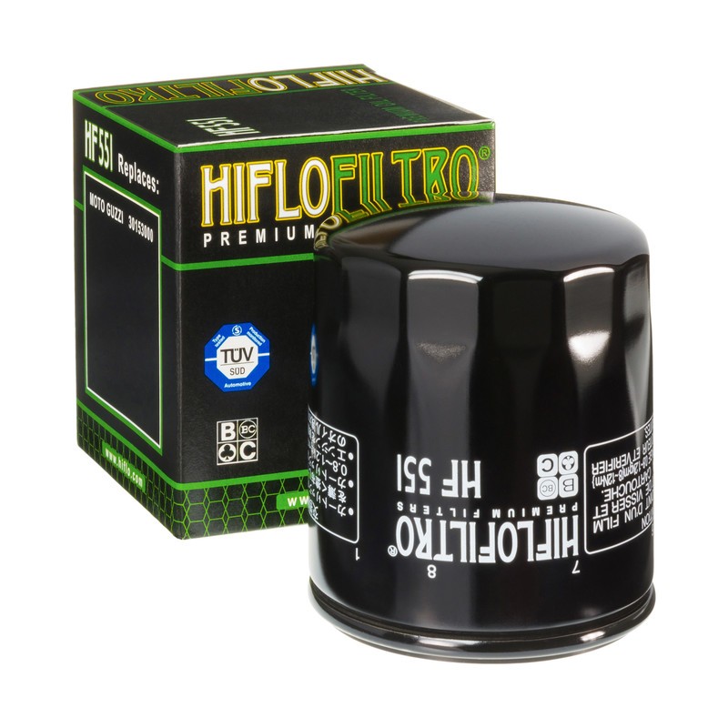 HifloFiltro HF551 MOTO GUZZI Scooter Filtro olio Filtro ad avvitamento
