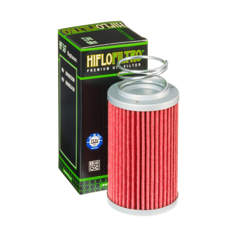 Motorrad HifloFiltro Filtereinsatz Ø: 45mm, Höhe: 74mm Ölfilter HF567 günstig kaufen