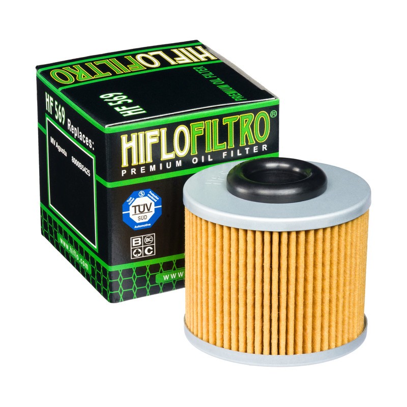 HifloFiltro Filter Insert Ø: 56mm, Height: 51mm Oil filters HF569 buy