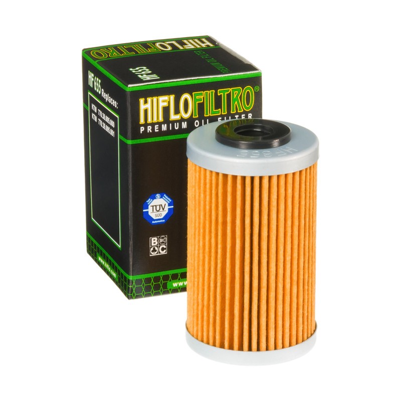 Motorrad HifloFiltro Filtereinsatz Ø: 41mm, Höhe: 69mm Ölfilter HF655 günstig kaufen