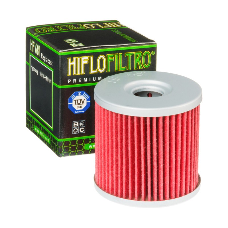 Motorrad HifloFiltro Filtereinsatz Ø: 60mm, Höhe: 60mm Ölfilter HF681 günstig kaufen
