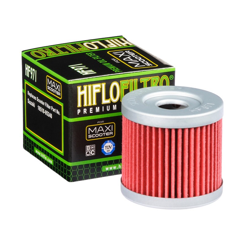 Motorrad HifloFiltro Filtereinsatz Innendurchmesser: 8,0mm, Innendurchmesser 2: 13,4mm, Ø: 44,0mm, Höhe: 40,0mm Ölfilter HF971 günstig kaufen