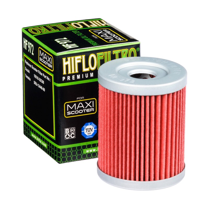 HifloFiltro Filter Insert Ø: 44mm, Height: 55mm Oil filters HF972 buy