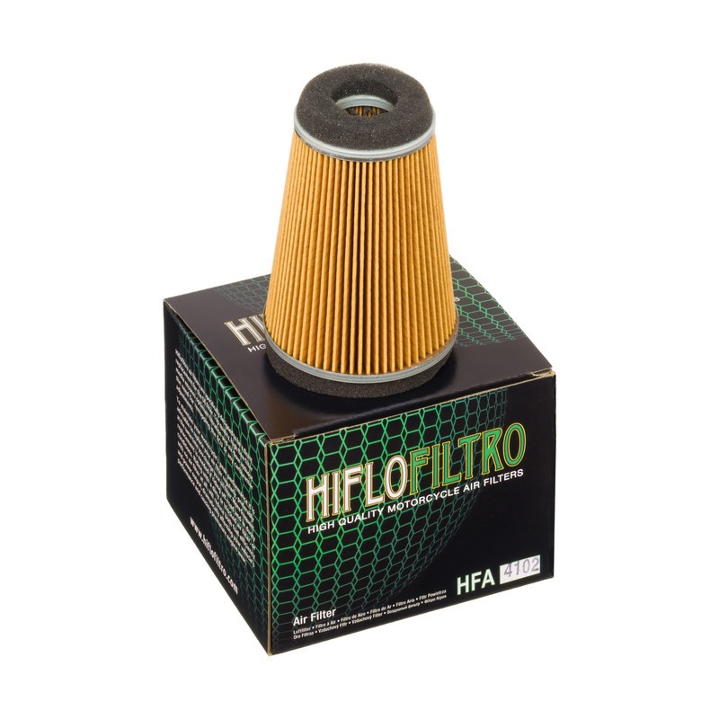 Motorrad HifloFiltro nur mit Originalhalterung montierbar Luftfilter HFA4102 günstig kaufen