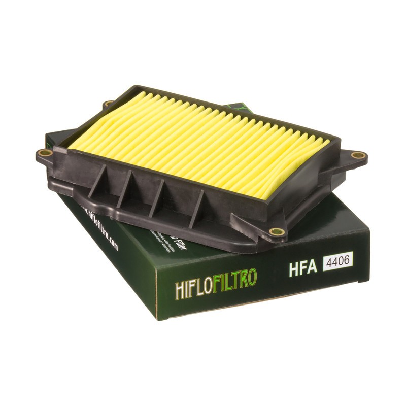 YAMAHA YP Luftfilter mit Zusatzfilter für Kurbelgehäuseentlüftung, nur mit Originalhalterung montierbar HifloFiltro HFA4406