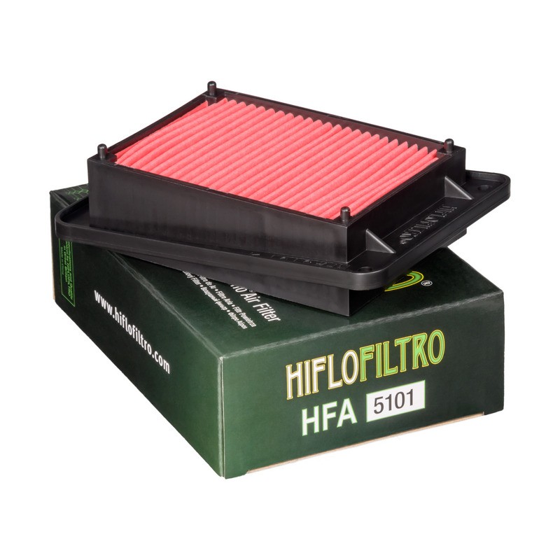 HifloFiltro Filtro de aire montable sólo con soporte original HFA5101 PEUGEOT Ciclomotor Maxi scooters