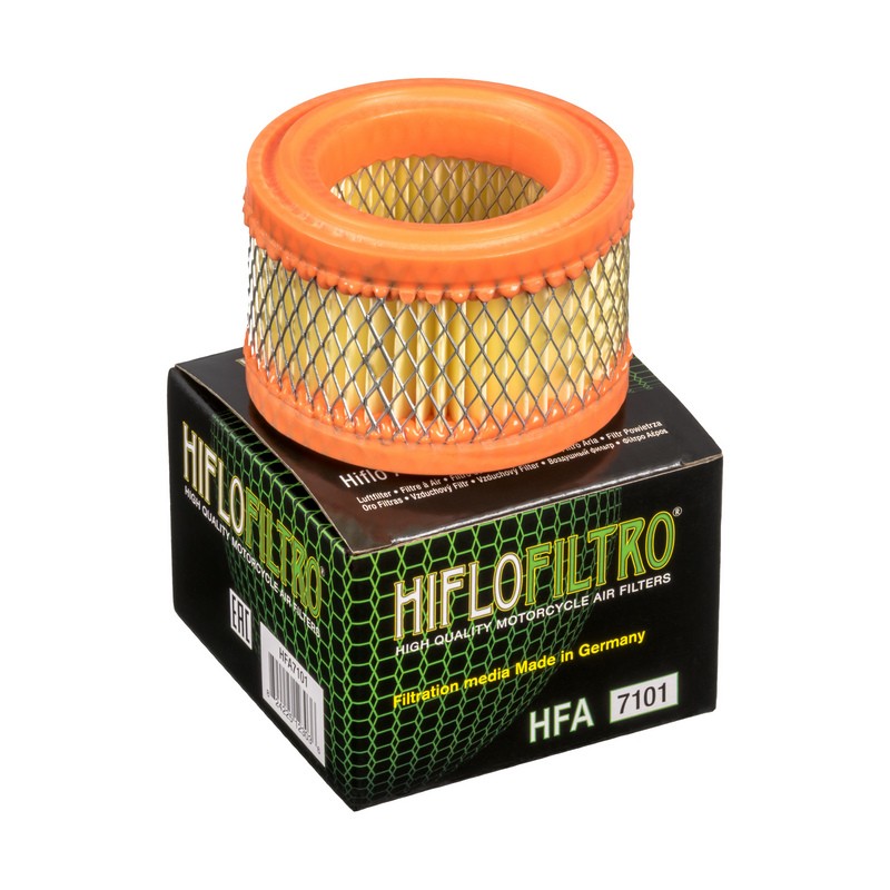 Motorrad HifloFiltro nur mit Originalhalterung montierbar Luftfilter HFA7101 günstig kaufen