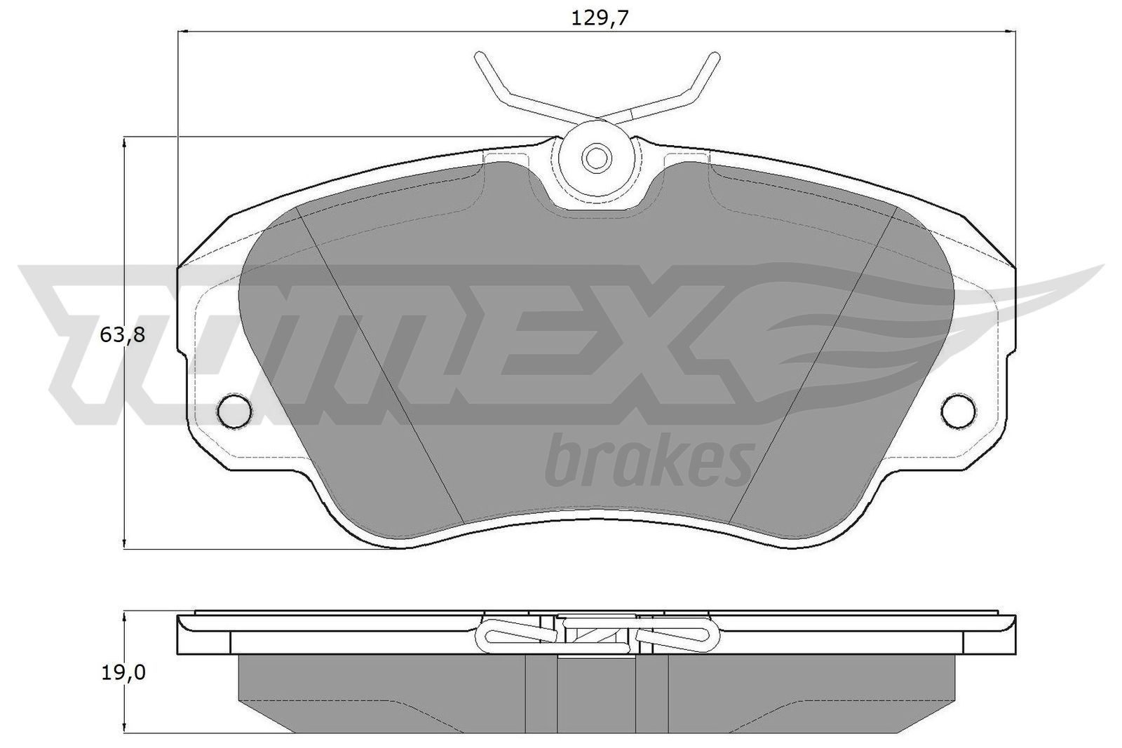 TOMEX brakes Bremsbelagsatz TX 11-91