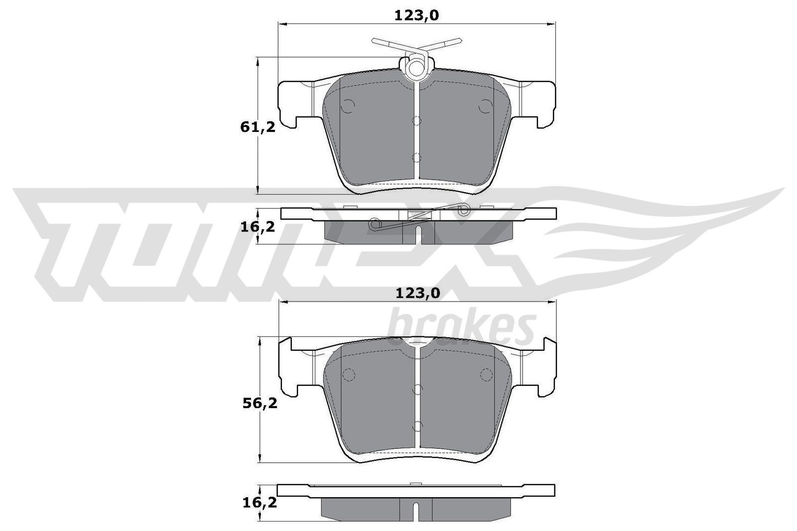 17-05 TOMEX brakes TX1705 Brake pad set VW Arteon Shooting Brake (3H9) 2.0 TDI 4motion 200 hp Diesel 2021 price