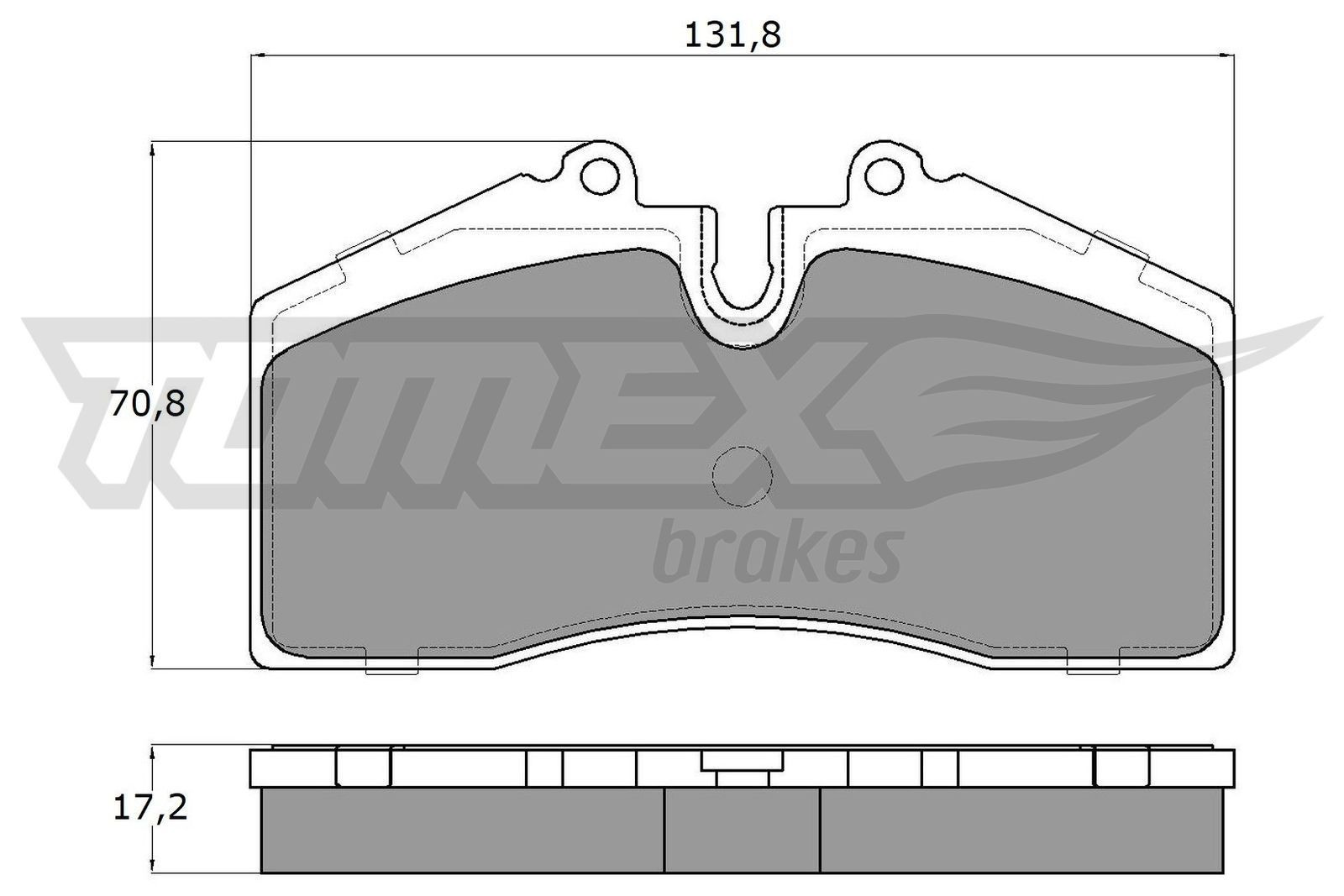 18-01 TOMEX brakes TX18-01 Brake pad set 209.53