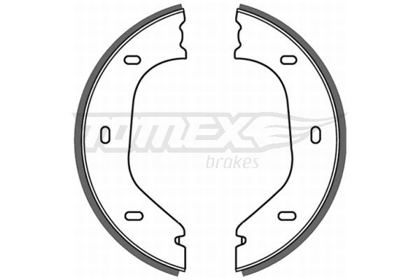 TOMEX brakes TX 21-21 BMW 5 Series 2011 Drum brake shoe support pads