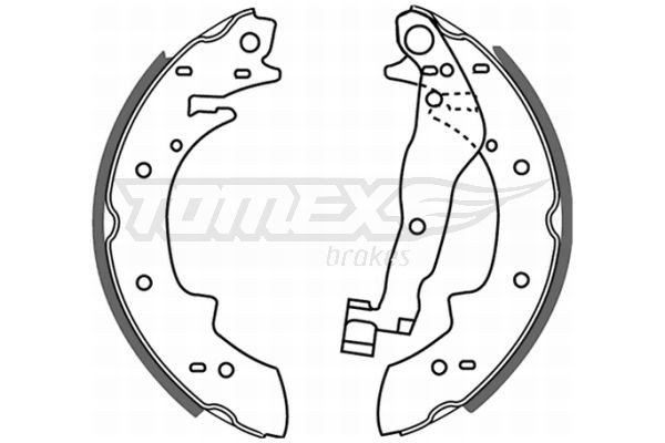BMW 5 Series Drum brake pads 13761079 TOMEX brakes TX 21-22 online buy