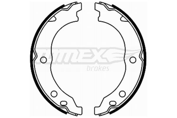 TOMEX brakes TX 21-68 Bremsbackensatz, Feststellbremse günstig in Online Shop