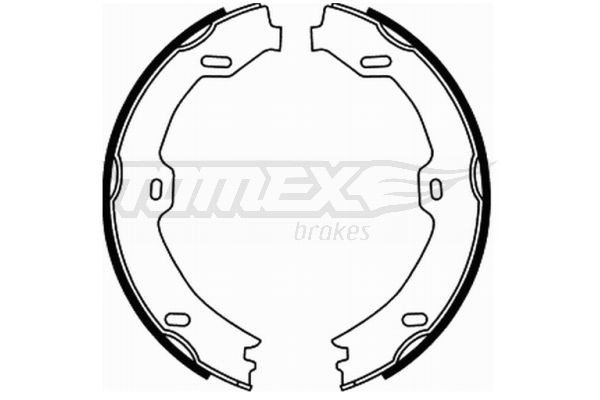 21-72 TOMEX brakes TX2172 Drum brakes set Mercedes S211 E 320 CDI 3.0 4-matic 224 hp Diesel 2007 price