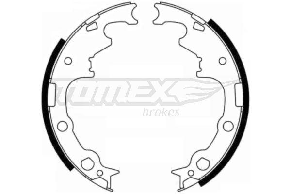 21-80 TOMEX brakes TX21-80 Brake Shoe Set 04723367