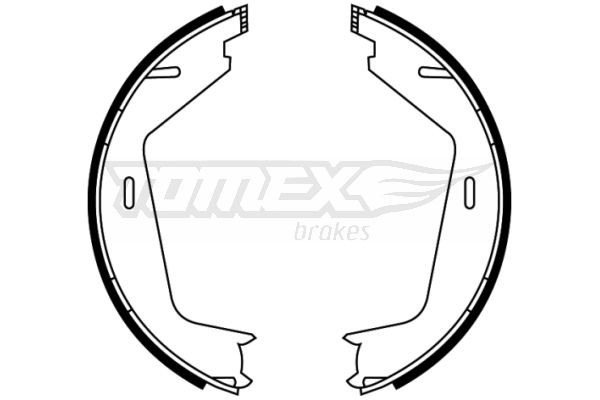 TX 22-11 Bremsbacken TOMEX brakes in Original Qualität