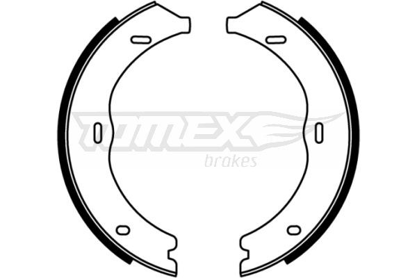 OE Original Trommelbremsen TX 22-12 TOMEX brakes