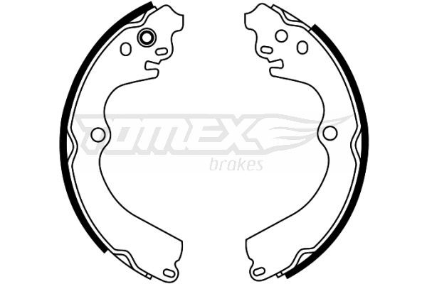 22-32 TOMEX brakes TX22-32 Brake Shoe Set 26257 AA030