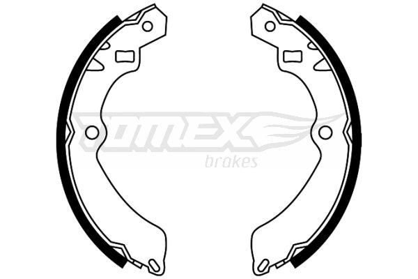 TX 22-46 TOMEX brakes Brake Shoe Set - buy online