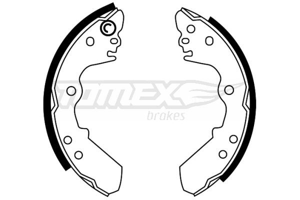 22-47 TOMEX brakes TX22-47 Brake Shoe Set 8944797060