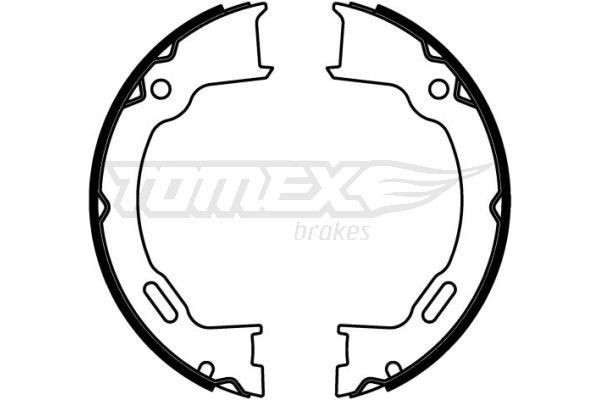 22-62 TOMEX brakes TX22-62 Handbrake shoes 05093390-AA