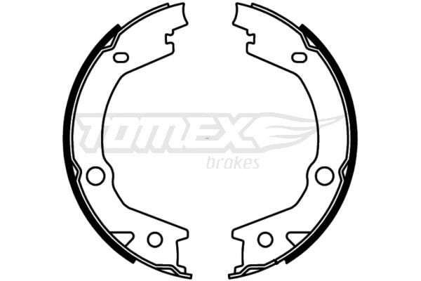 Hyundai Brake Shoe Set TOMEX brakes TX 22-68 at a good price