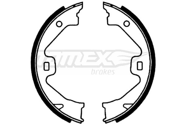 TOMEX brakes TX 22-70 Bremsbackensatz Hinterachse, Ø: 160mm MG in Original Qualität