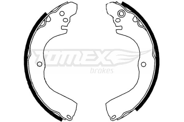 22-89 TOMEX brakes TX22-89 Brake Shoe Set MN102642