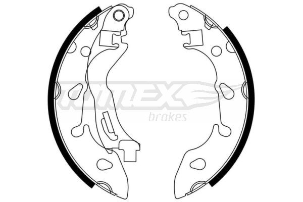 TOMEX brakes Bremsbackensatz TX 23-04