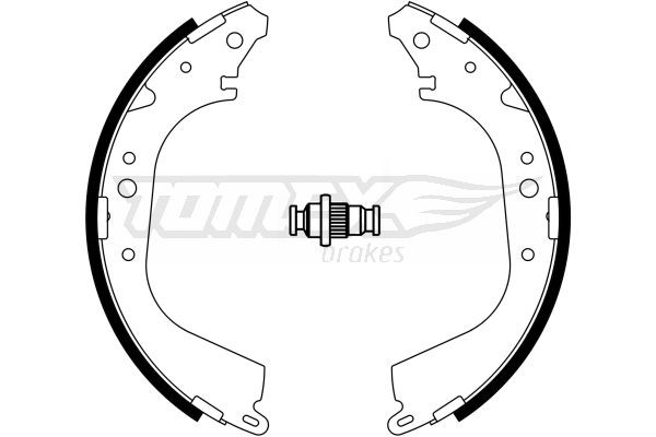 23-30 TOMEX brakes TX23-30 Brake Shoe Set 440600W727