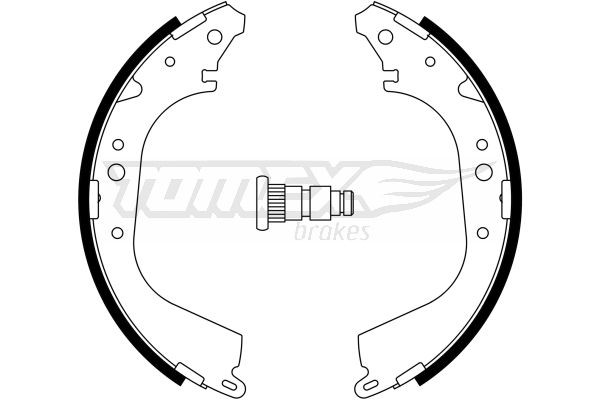 Volkswagen LT Drum brake 13761287 TOMEX brakes TX 23-35 online buy