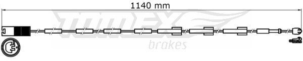 31-38 TOMEX brakes TX31-38 Brake pad wear sensor 34 35 6 792 573