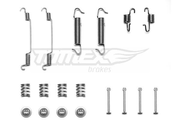 Opel VECTRA Accessory kit, brake shoes 13761453 TOMEX brakes TX 40-47 online buy