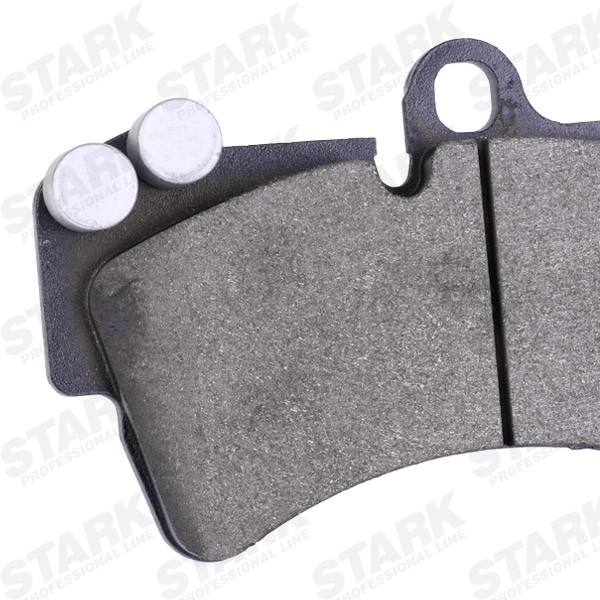 STARK SKBP-0011920 Disc pads Front Axle, incl. wear warning contact, with anti-squeak plate