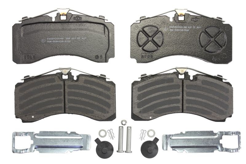 3.057.0006.00 SAF Brake pad set FIAT prepared for wear indicator