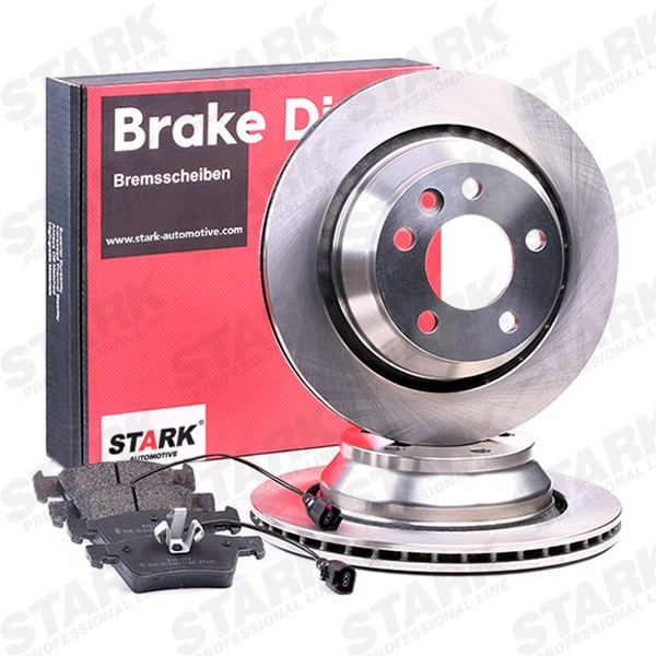 STARK Brake disc and pads set SKBK-1090369 for VW TOUAREG, MULTIVAN, TRANSPORTER