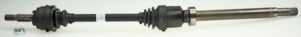 SPIDAN Drive axle shaft rear and front RENAULT Clio 4 (BH_) new 36216