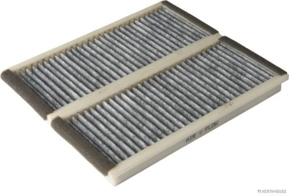 HERTH+BUSS JAKOPARTS Activated Carbon Filter, 233 mm x 104 mm x 25 mm Width: 104mm, Height: 25mm, Length: 233mm Cabin filter J1343017 buy
